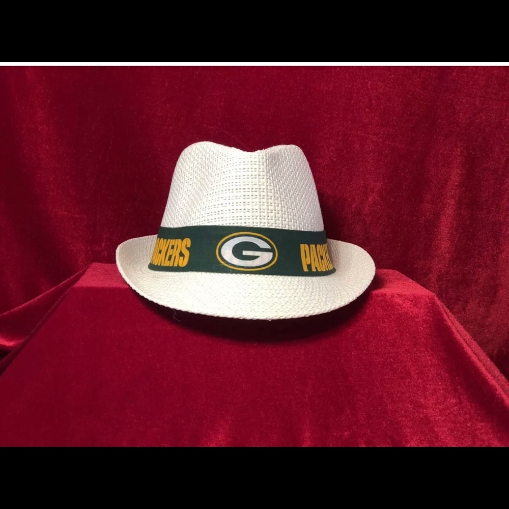 Green Bay packers white fedora